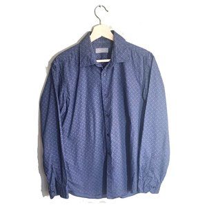 Men Blue Dress Shirt